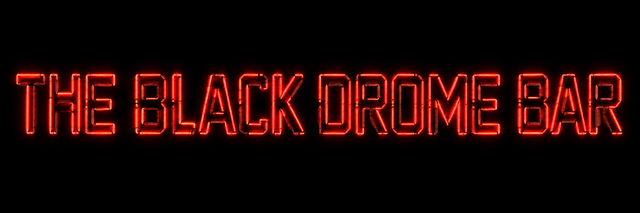 Black Drome v07 singleline neon dark artwork